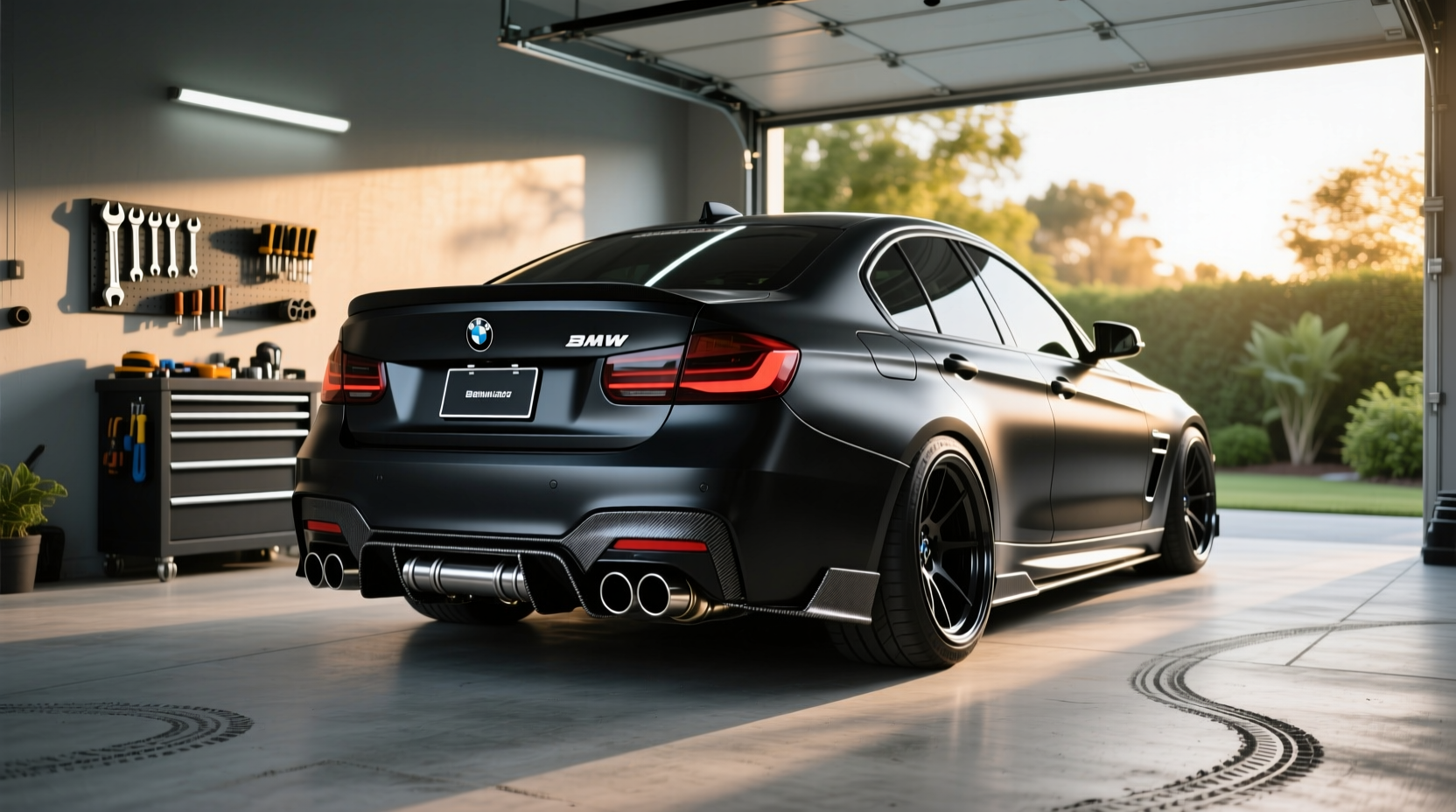 What does a downpipe do for a BMW 320i?