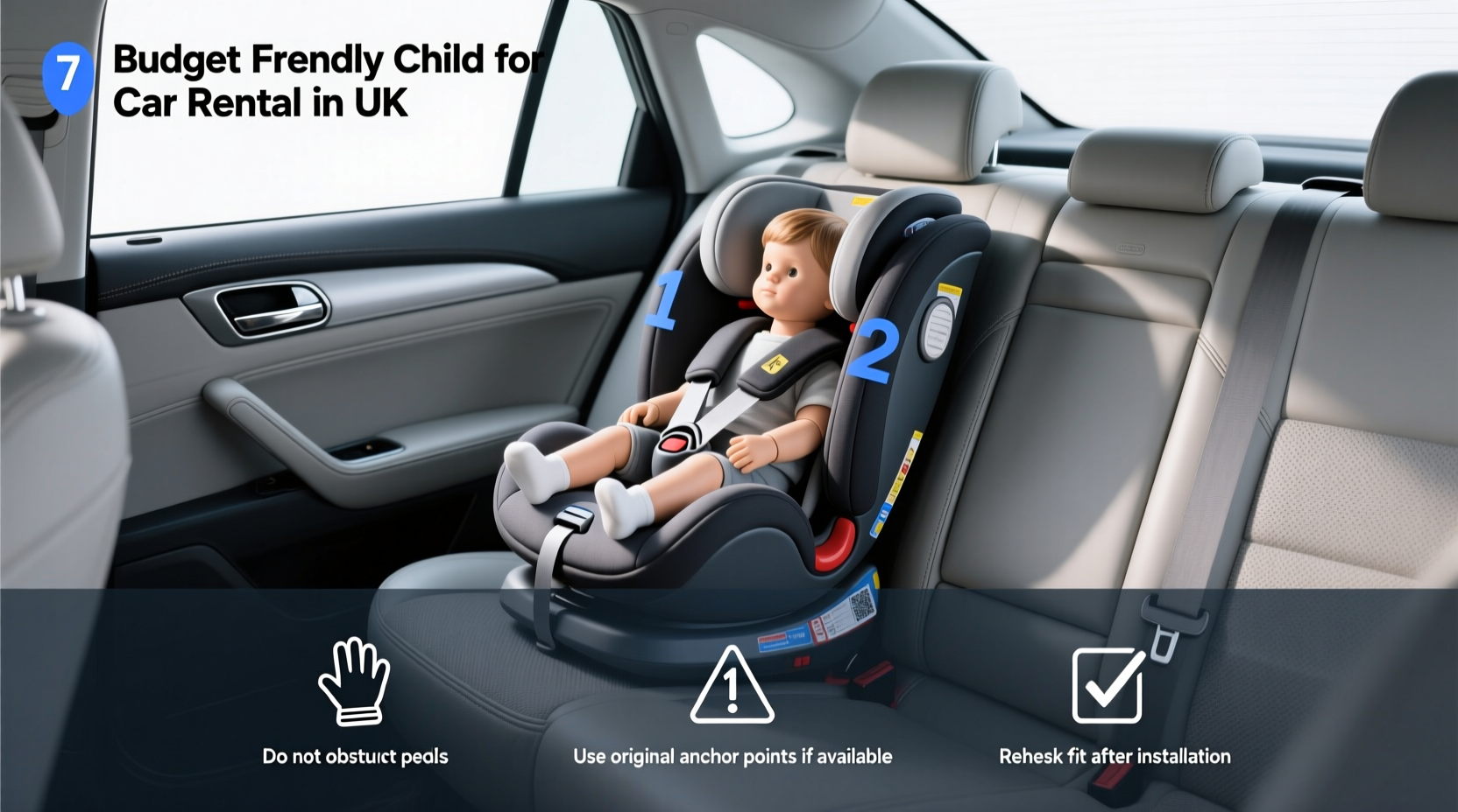 budget car rental child seat uk
