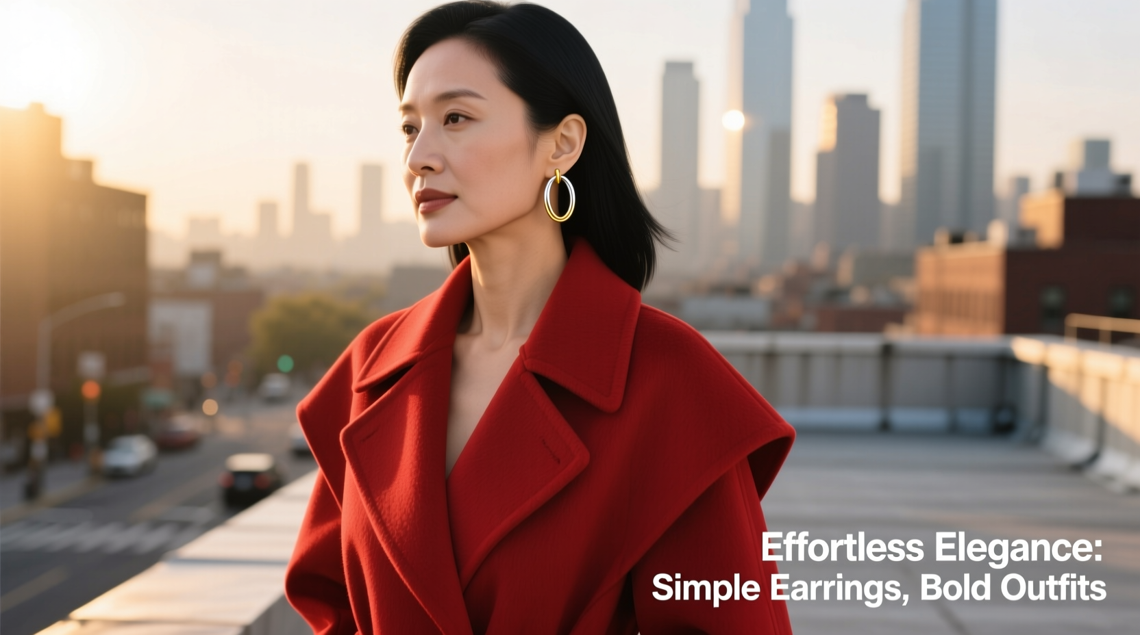 effortless styling tips wearing simple earrings to complement statement outfits