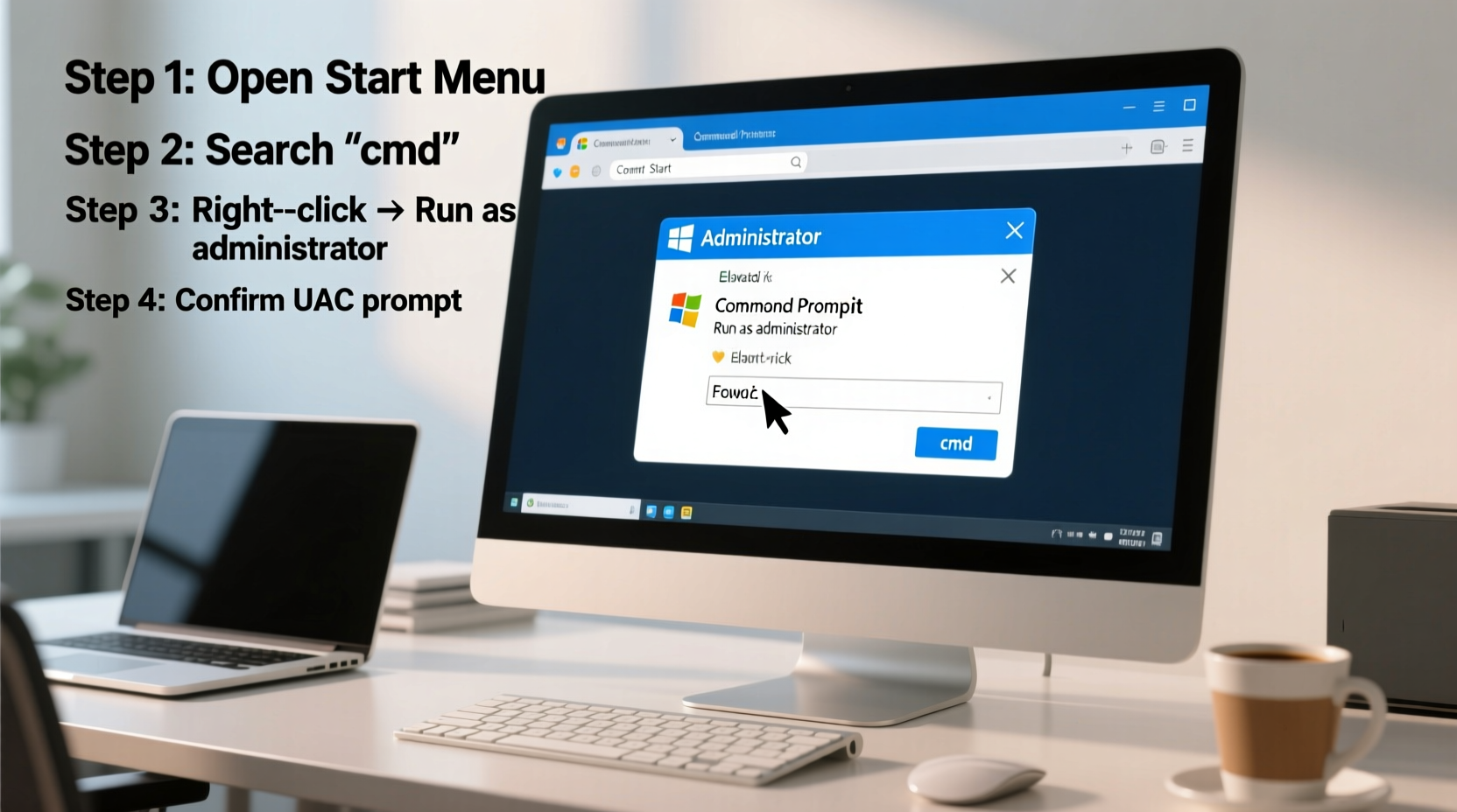 mastering cmd step by step guide to run command prompt as administrator