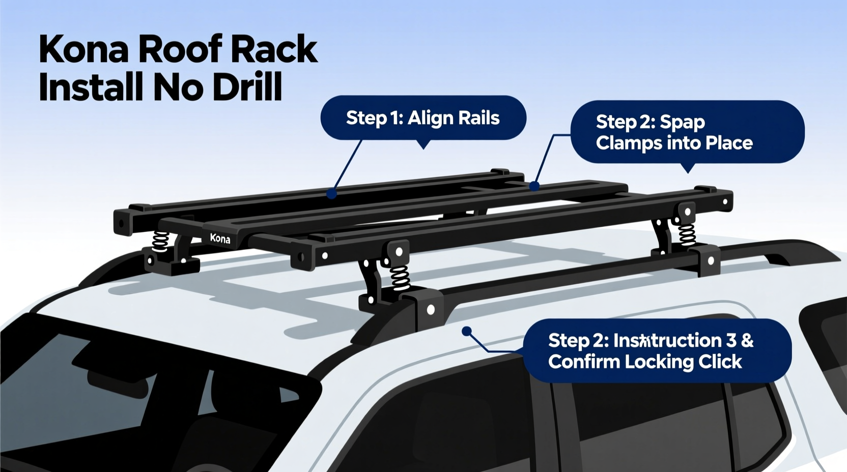 Kona Roof Rack Install No Drill: Easy, Tool-Free Setup Guide