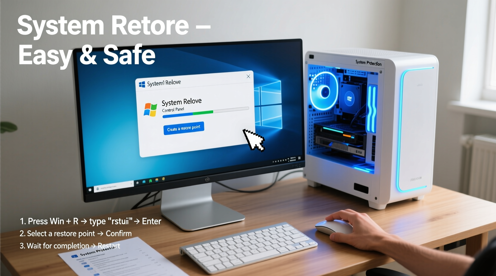 how to access system restore easily and safely on your pc
