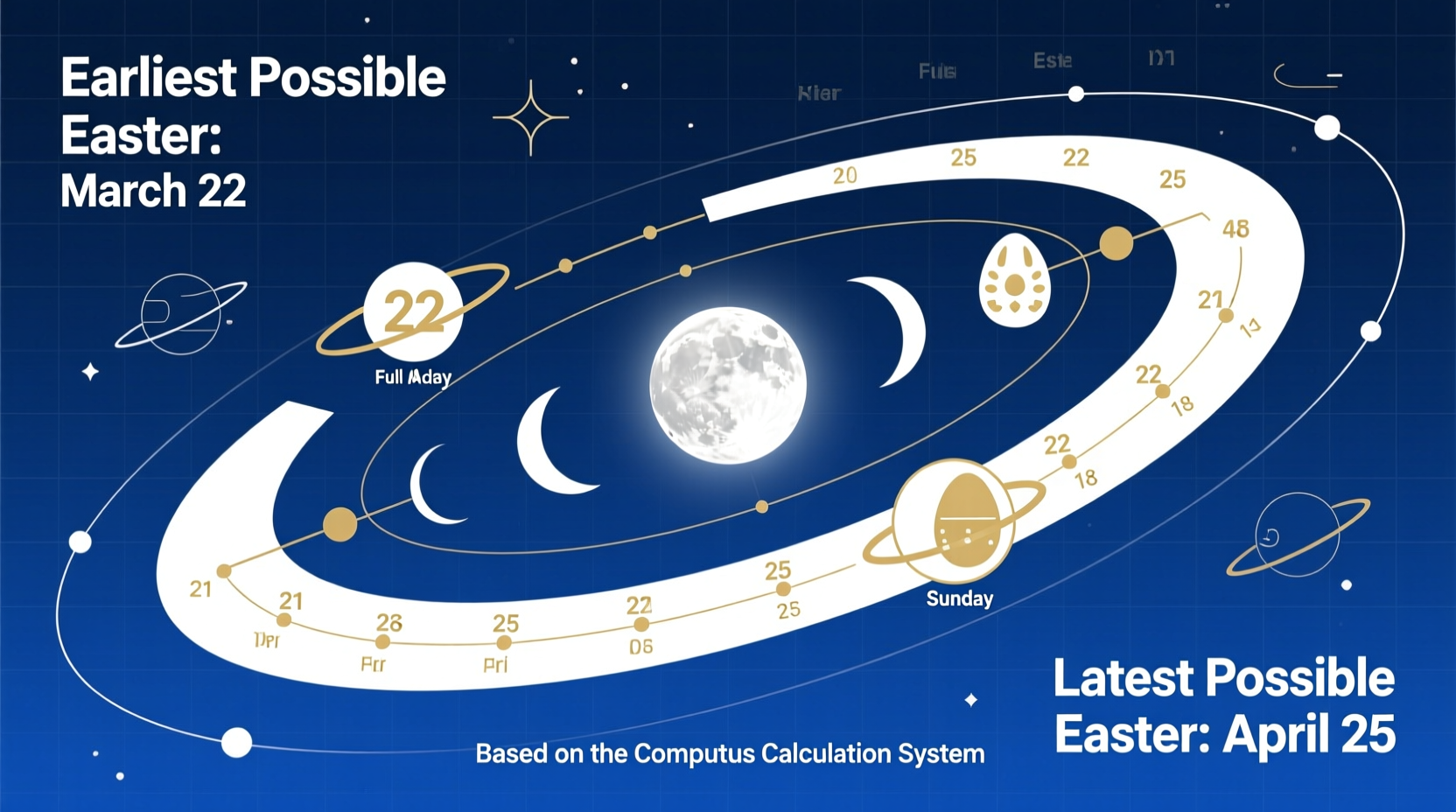 what is the earliest and latest easter can be