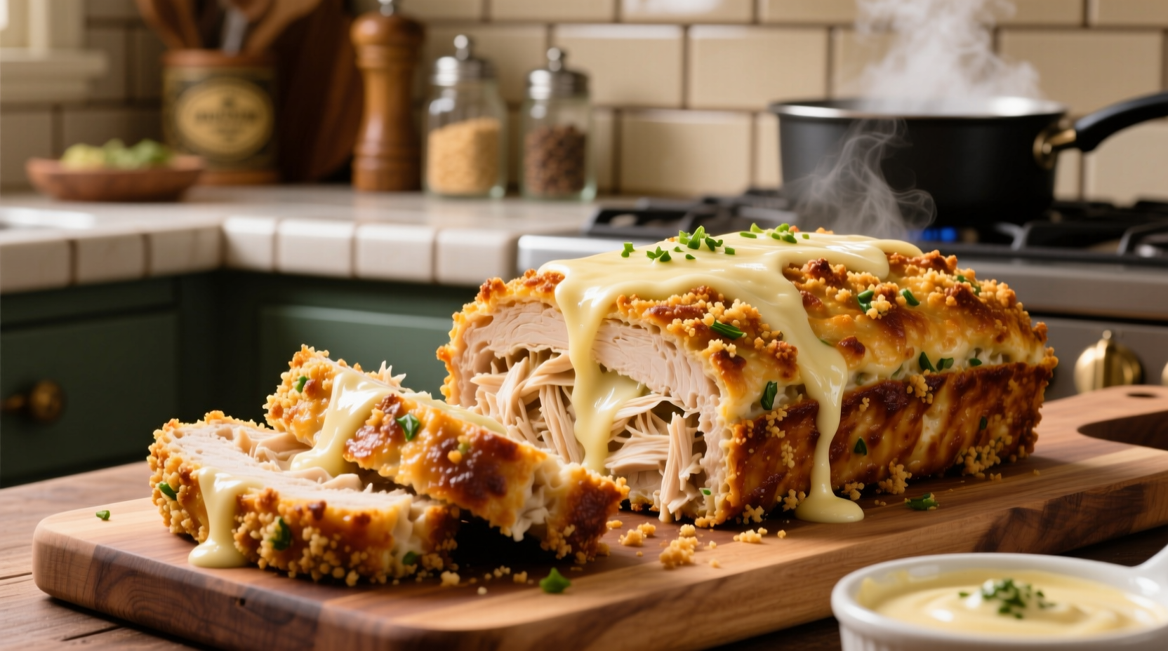 Perfect Garlic Parmesan Chicken Meatloaf Recipe
