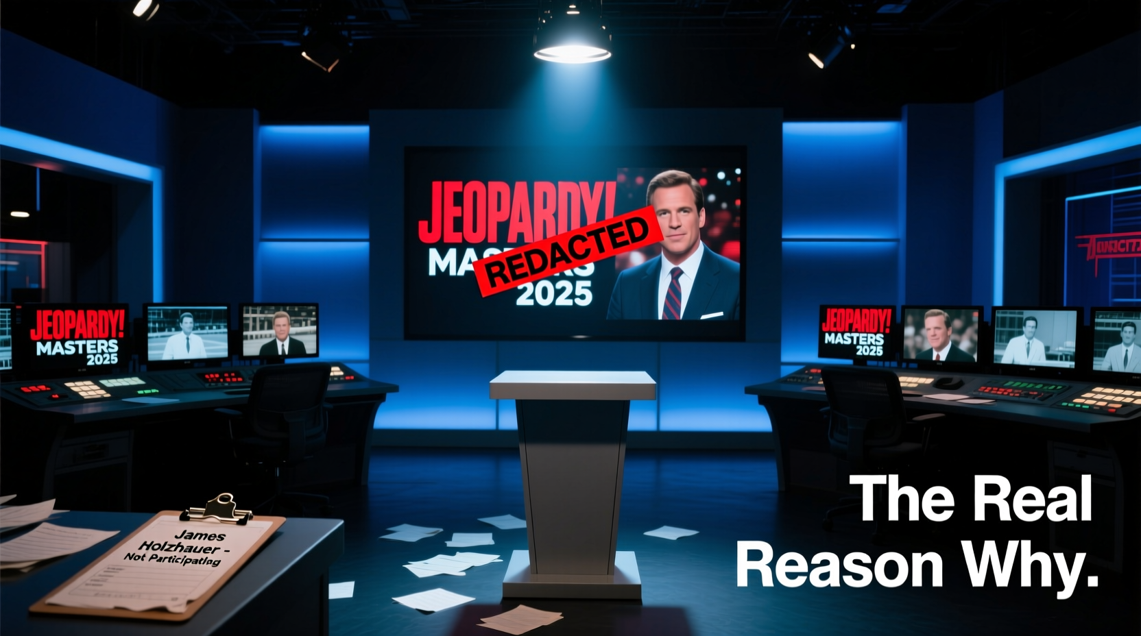 why isnt james holzhauer on jeopardy masters 2025 the real reason