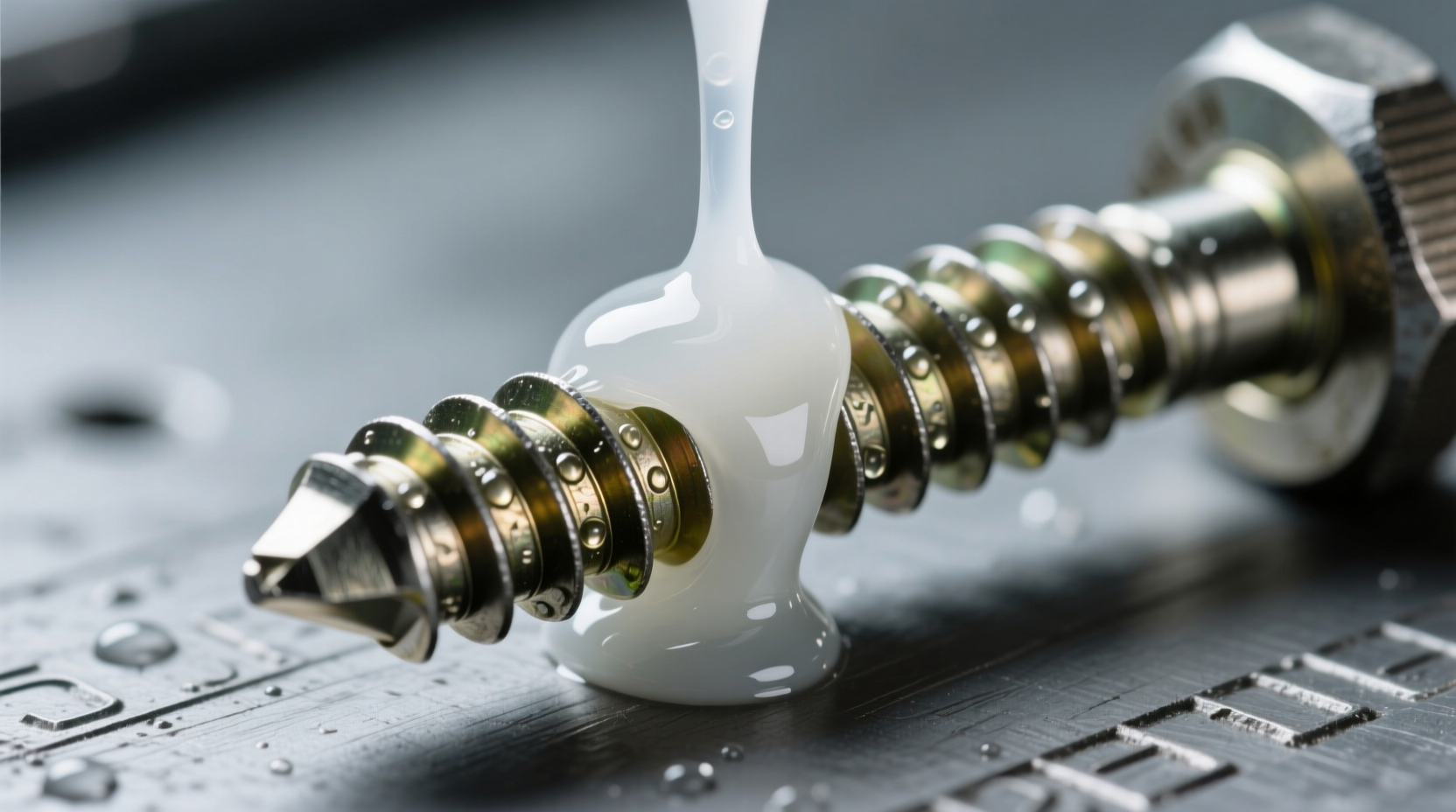 coat screws with soap to help them turn easily