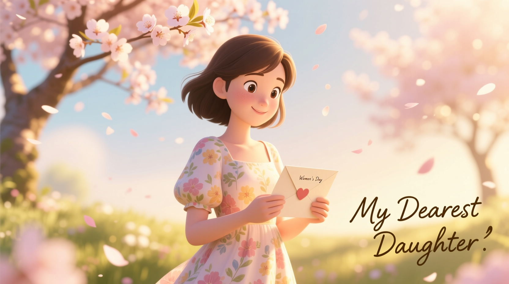 womens day message for daughter