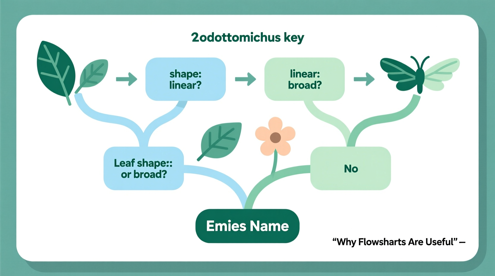 flowcharts dichotomous keys why flowcharts are useful