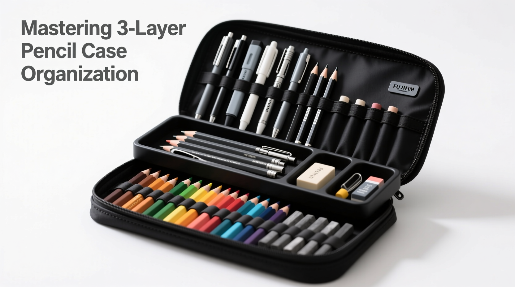 mastering three layer pencil case organization practical tips for maximum space and efficiency