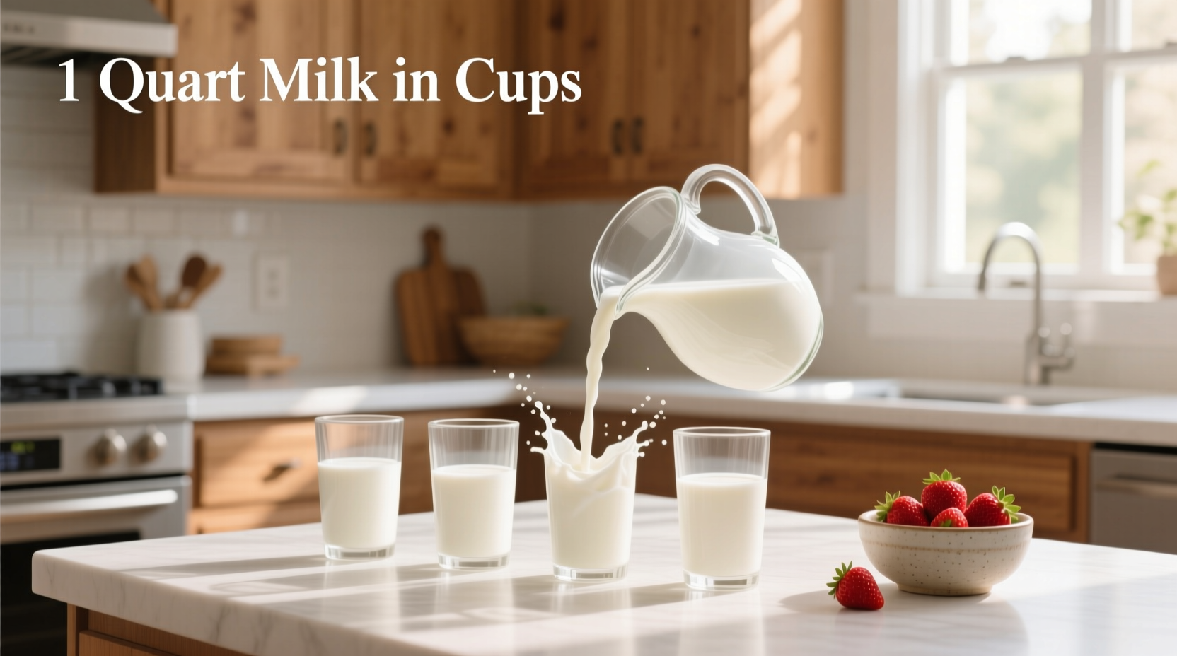 1 quart milk in cups conversion
