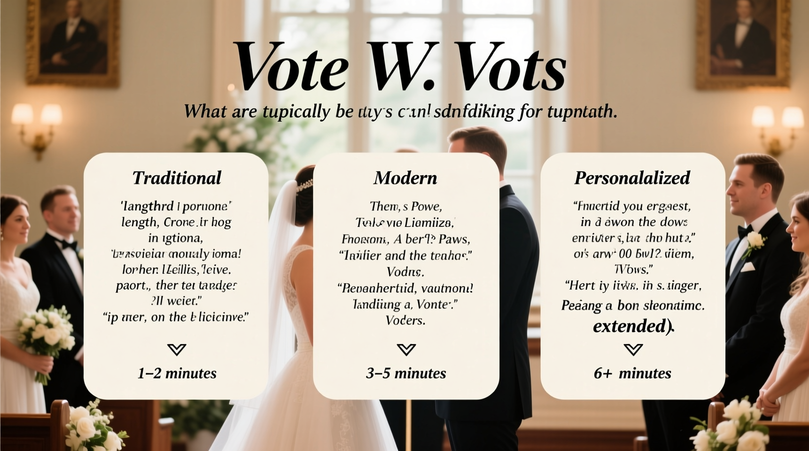 how long are wedding vows