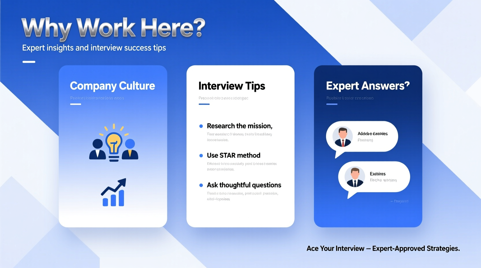 why work here expert answers tips for interview success