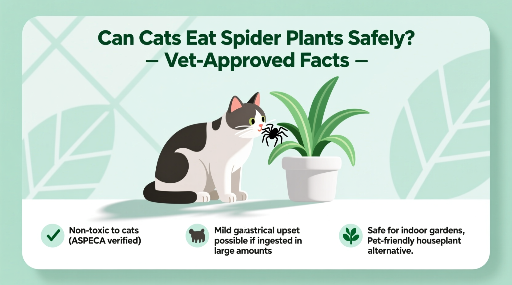can cats eat spider plants