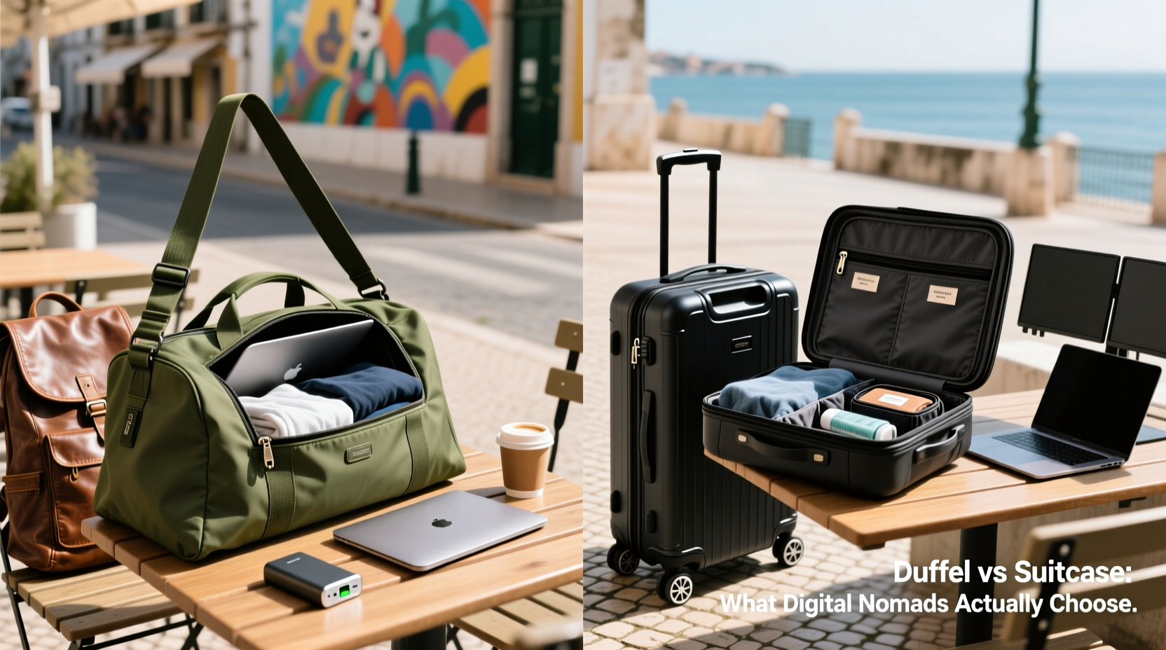travel duffel bag vs suitcase which one do digital nomads actually prefer 2