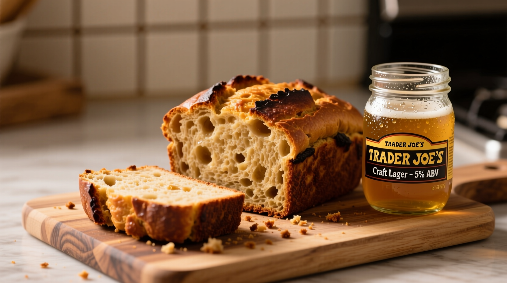 mixed review trader joes beer bread