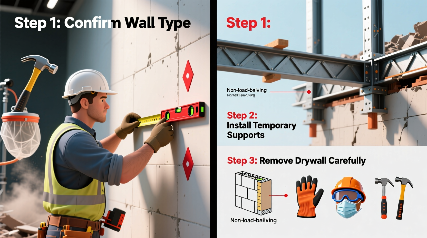 expert guide how to safely remove a wall and transform your space