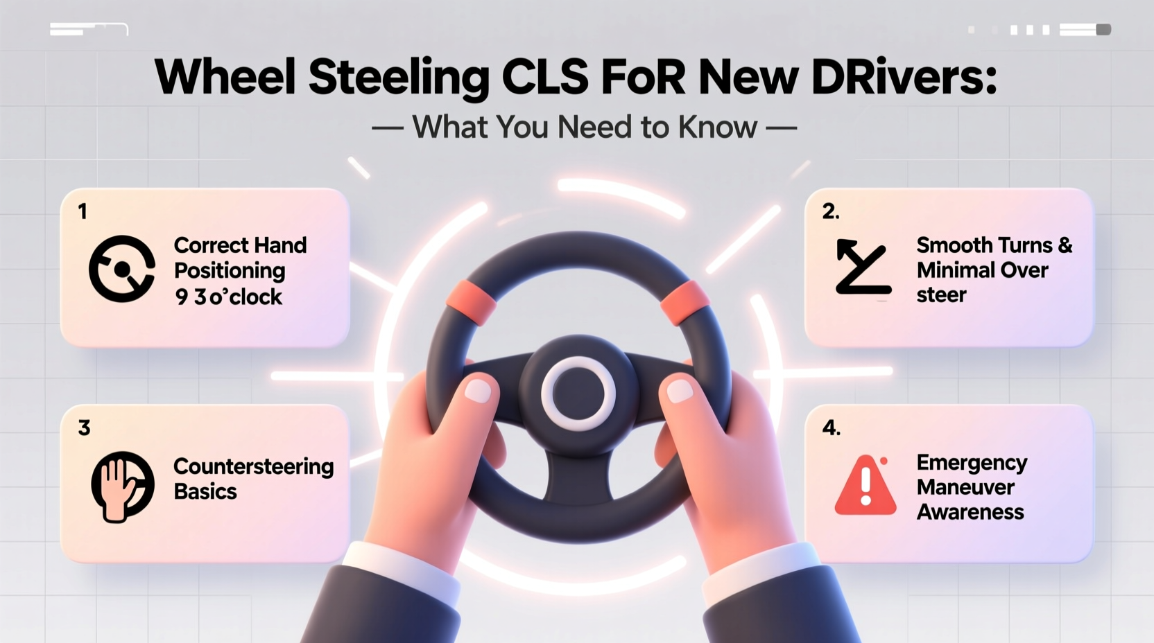 wheel steering cls new drivers