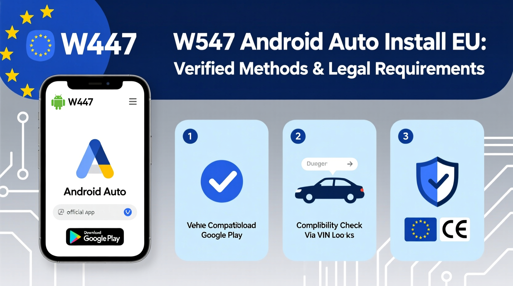 w447 android auto install eu