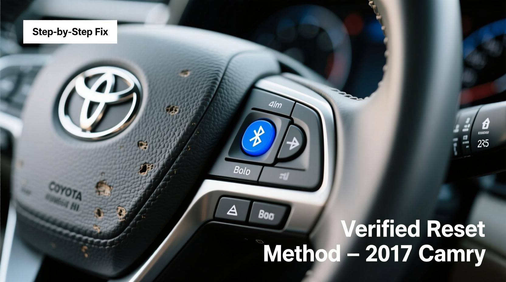 2017 camry steering controls bluetooth fix