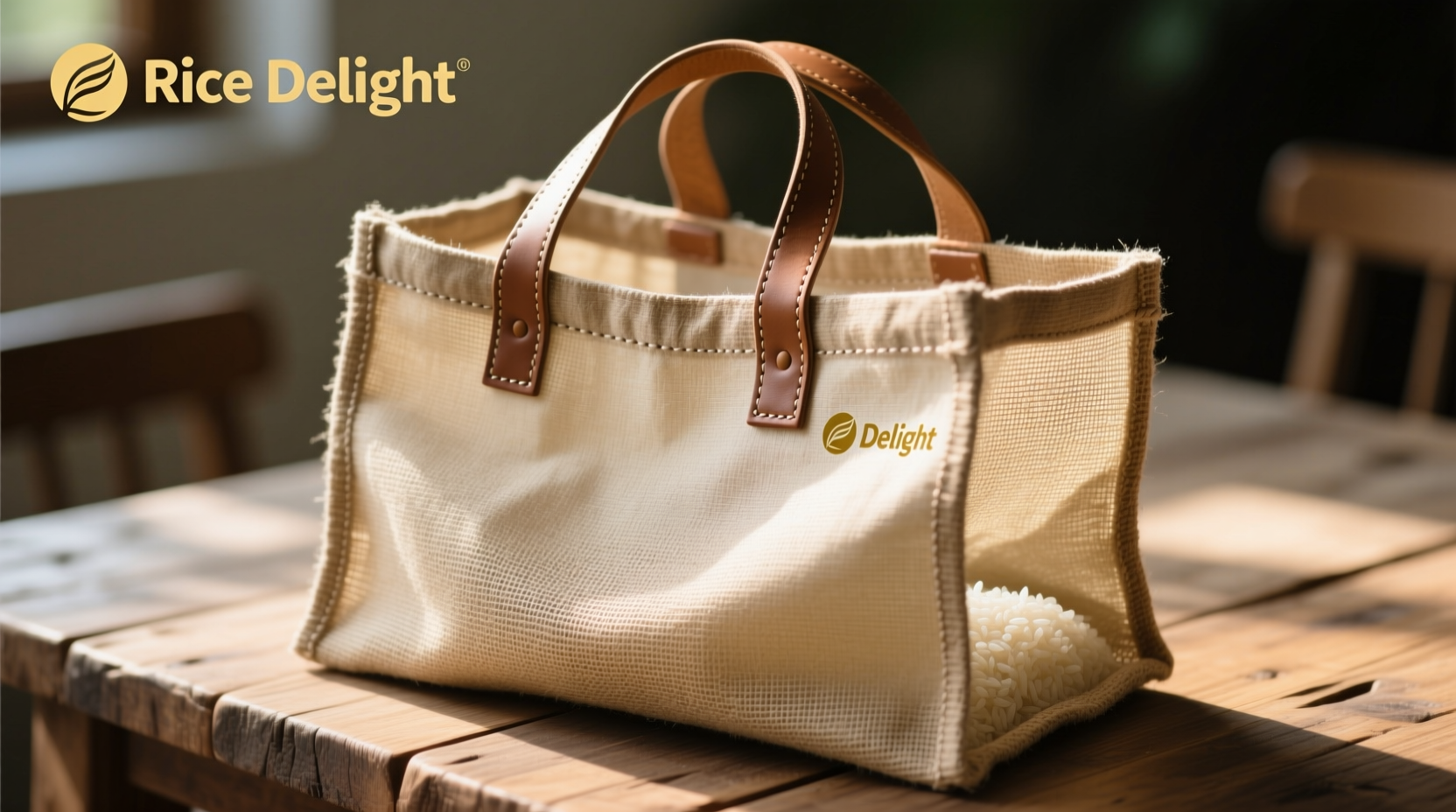 make a durable reusable grocery bag out of an empty ri