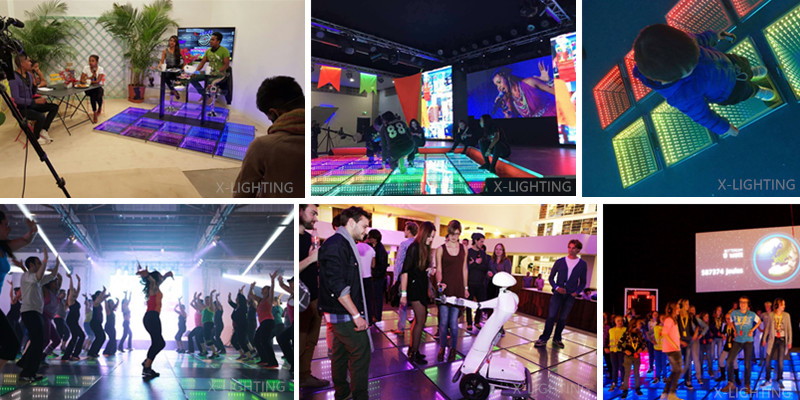 good quality Led dj dance floor price in india with wide view 3D charming dj lights