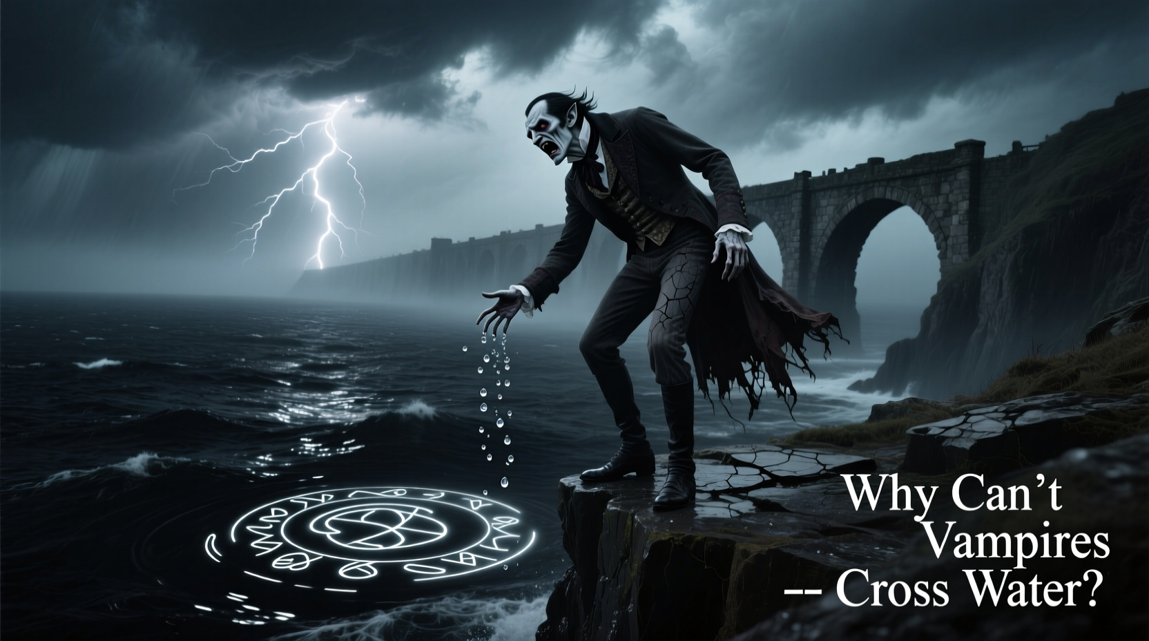 why cant vampires cross water exploring vampire lore
