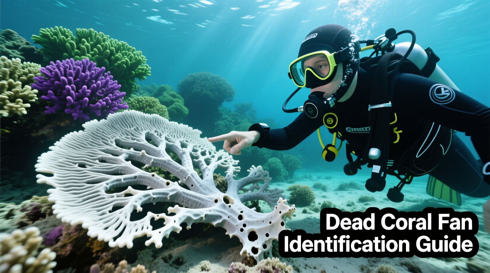 how to find and identify dead coral fans a practical guide for divers and collectors