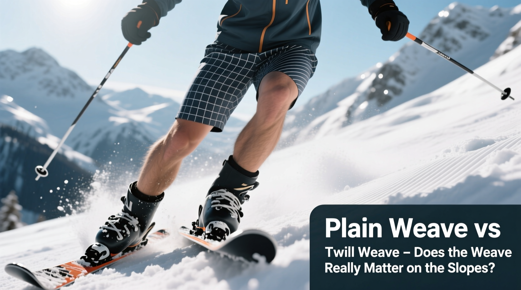 plain weave vs twill ski shorts does the weave really make a difference on the slopes