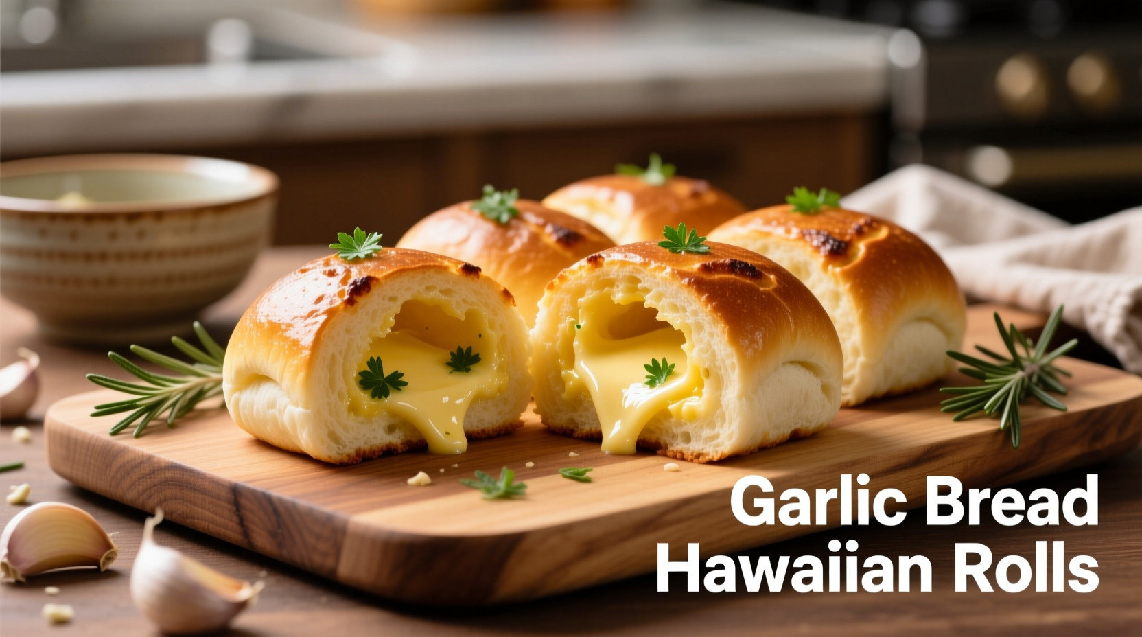 garlic bread hawaiian rolls