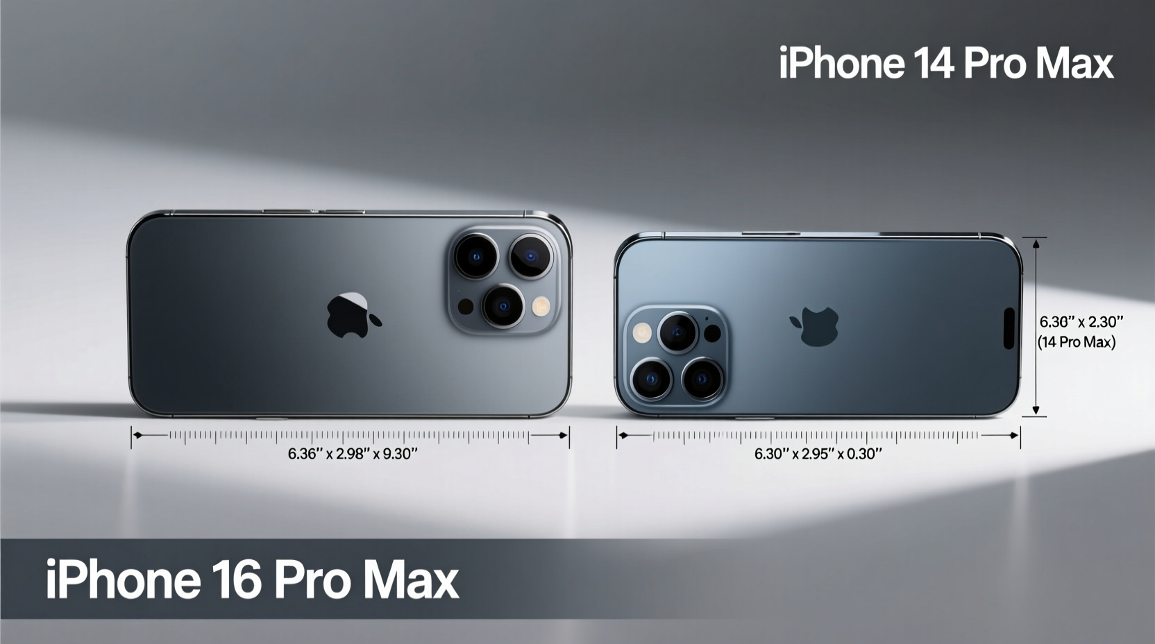 iphone 16 pro max vs 14 pro max dimensions is the upgrade really worth it for the size difference