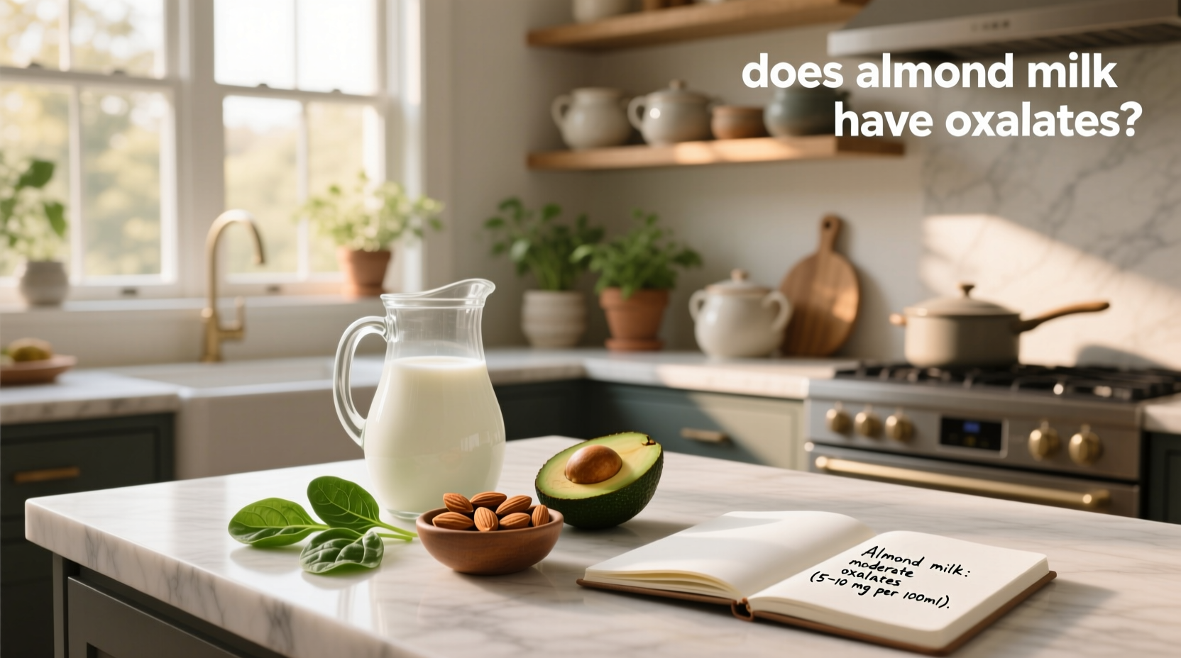 almond milk and oxalates what you need to know