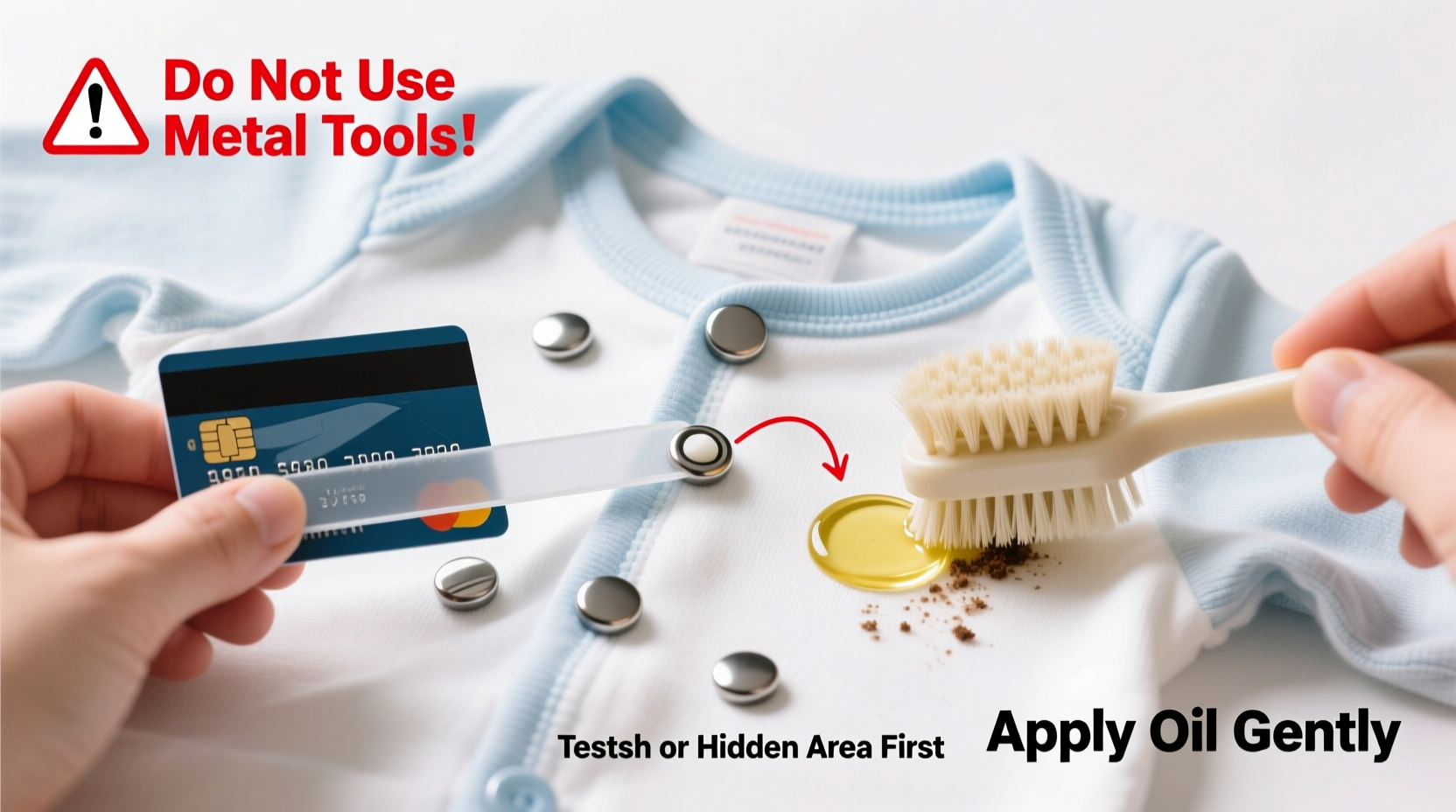 effective and safe methods to remove safety magnets from clothes at home