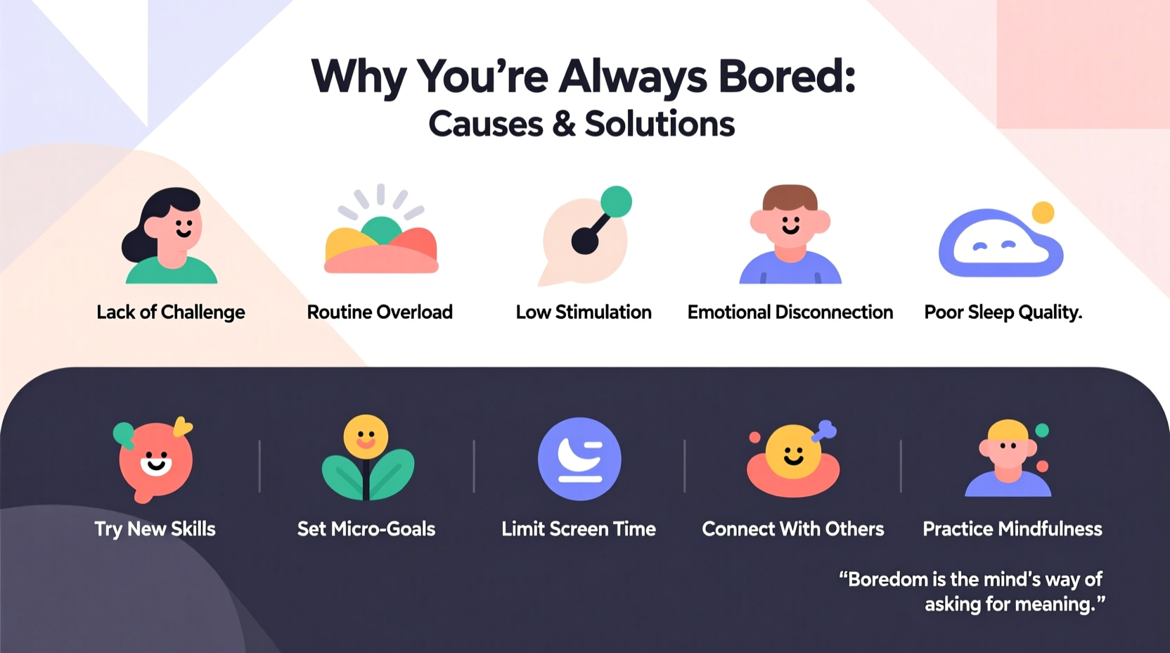 why am i always bored reasons what to do about it