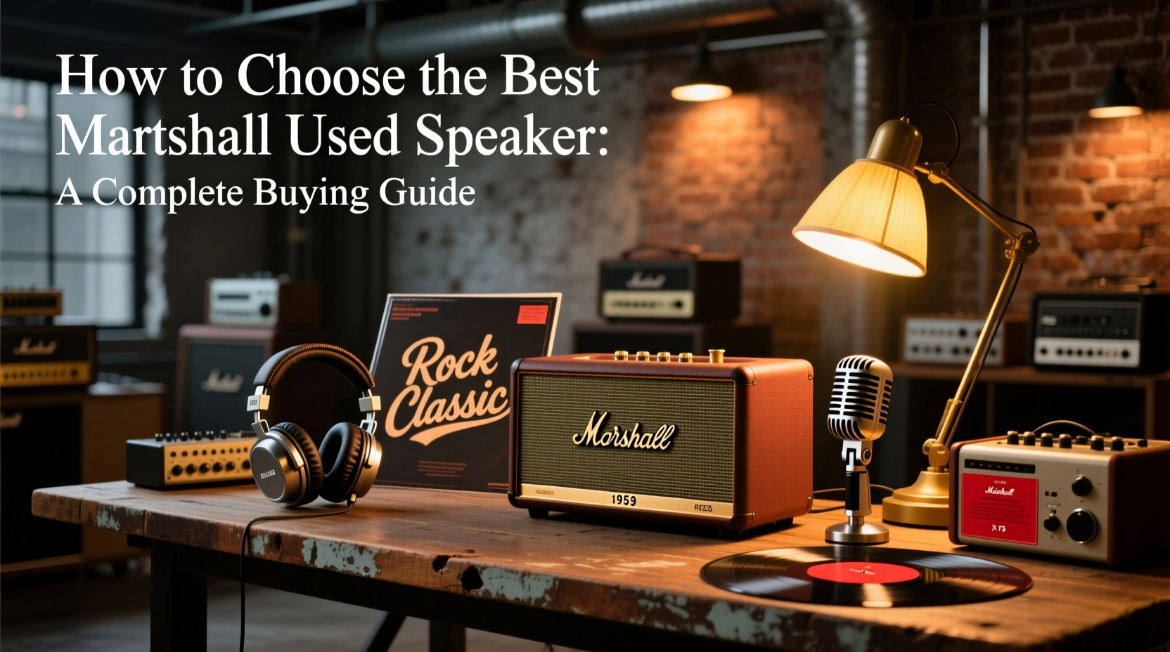 marshall used speaker