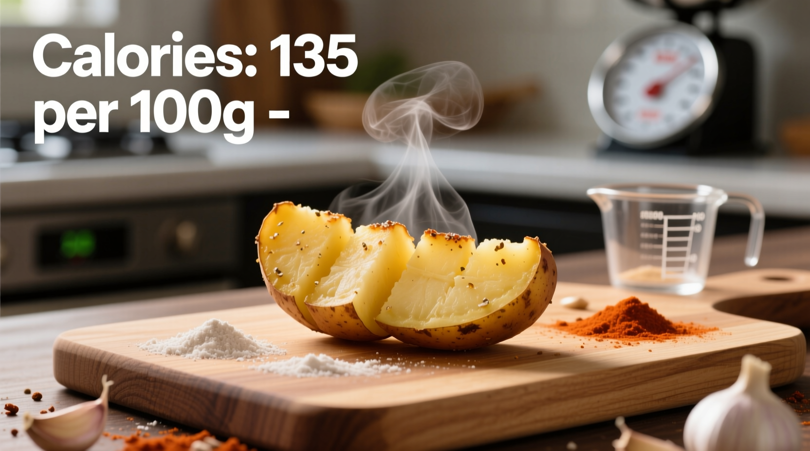 calories in a potato wedge