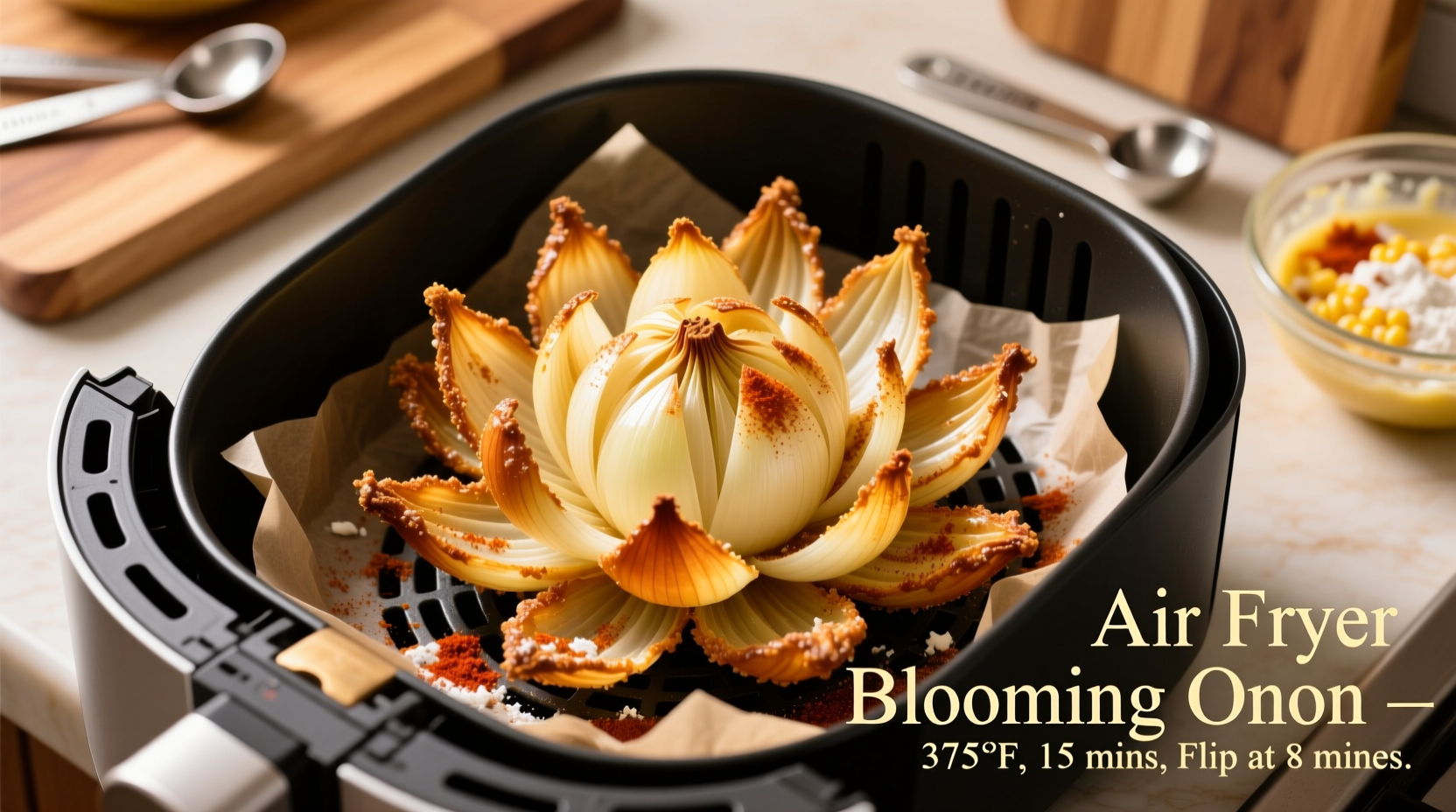 recipe for blooming onion in air fryer
