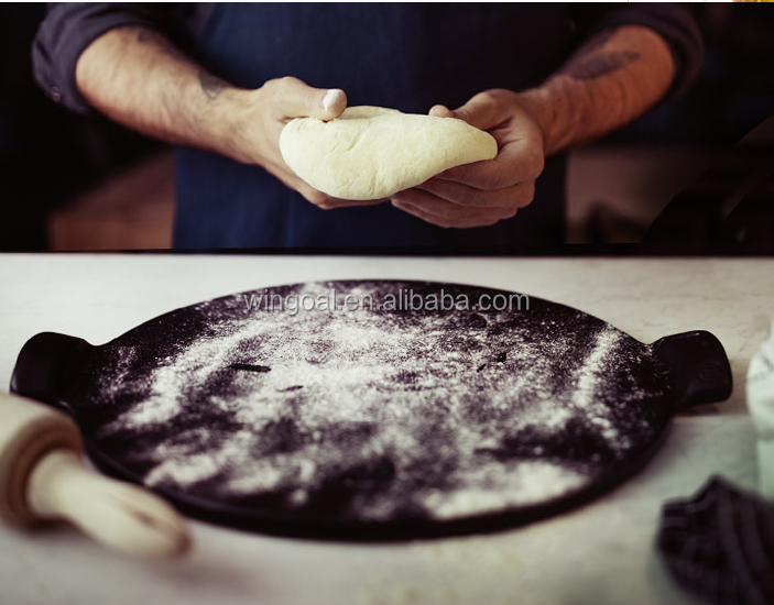 磨砂陶瓷面包盘比萨石烤烤盘食品 - buy matte ceramic bread plate