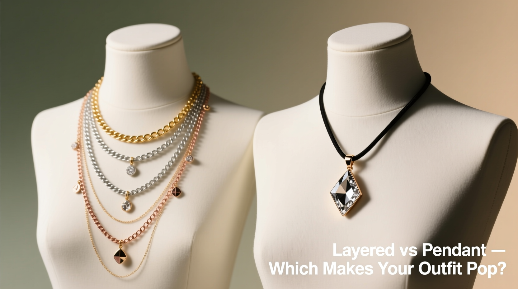 layered vs pendant necklaces which one makes your outfit pop more