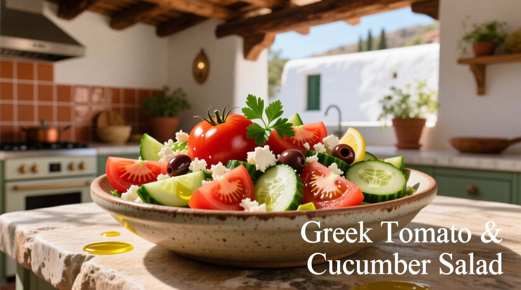 Authentic Greek Tomato Cucumber Salad Recipe & Secrets
