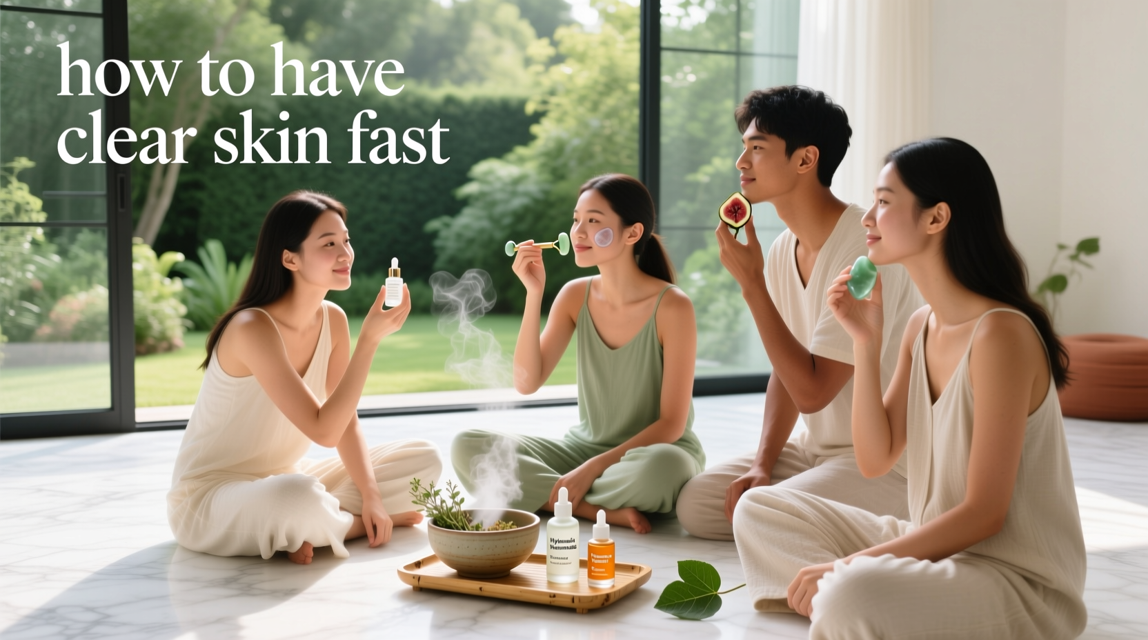 how to get clear skin fast