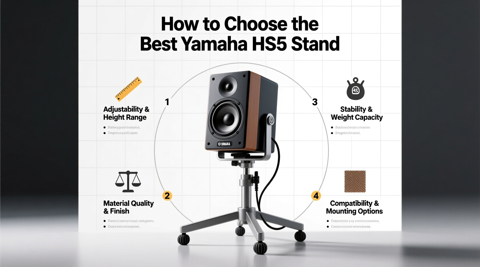 yahama hs5 stand