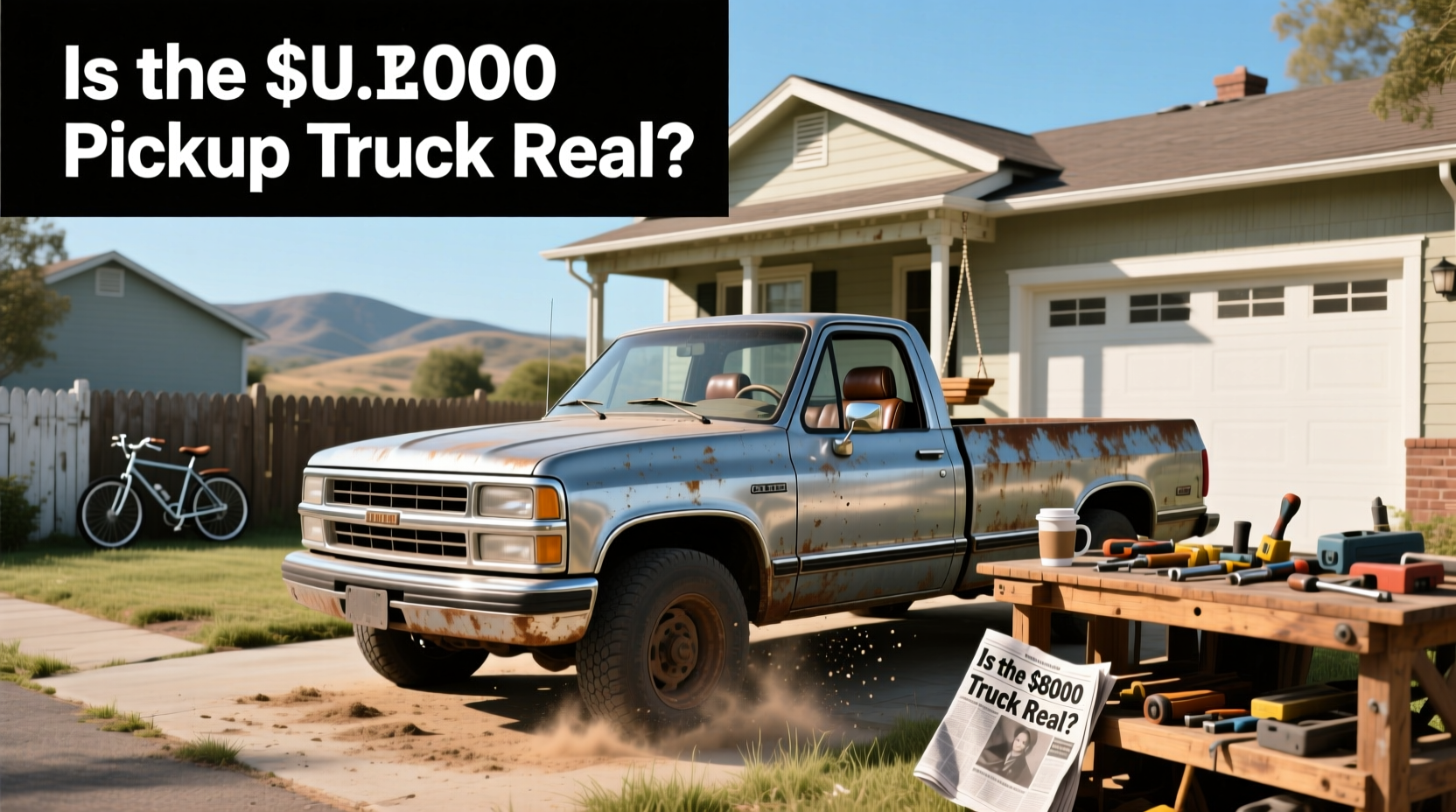 $8000 pickup truck reality check