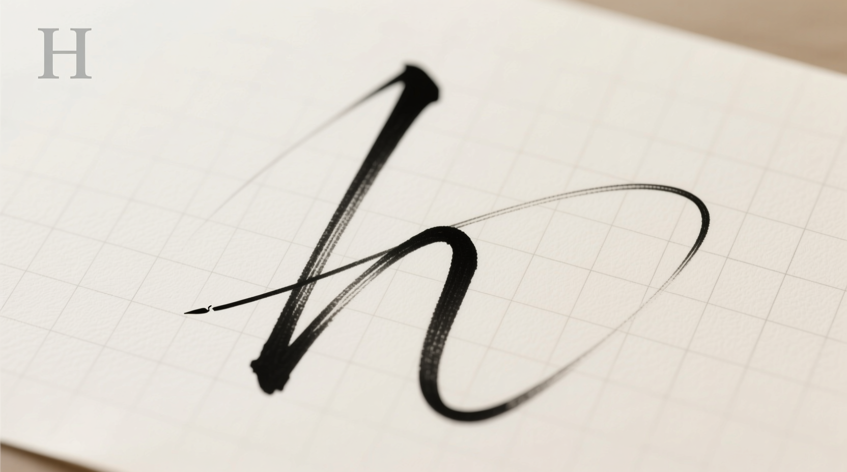 creative and simple techniques for how to make the letter h by hand