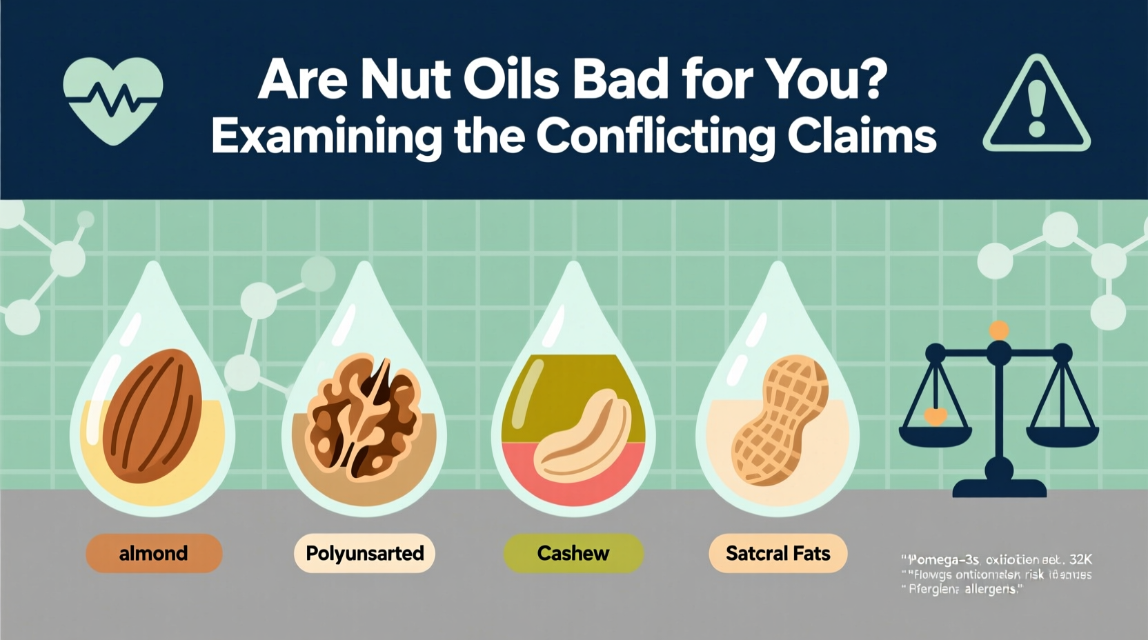 are nut oils bad for you examining the conflicting claims