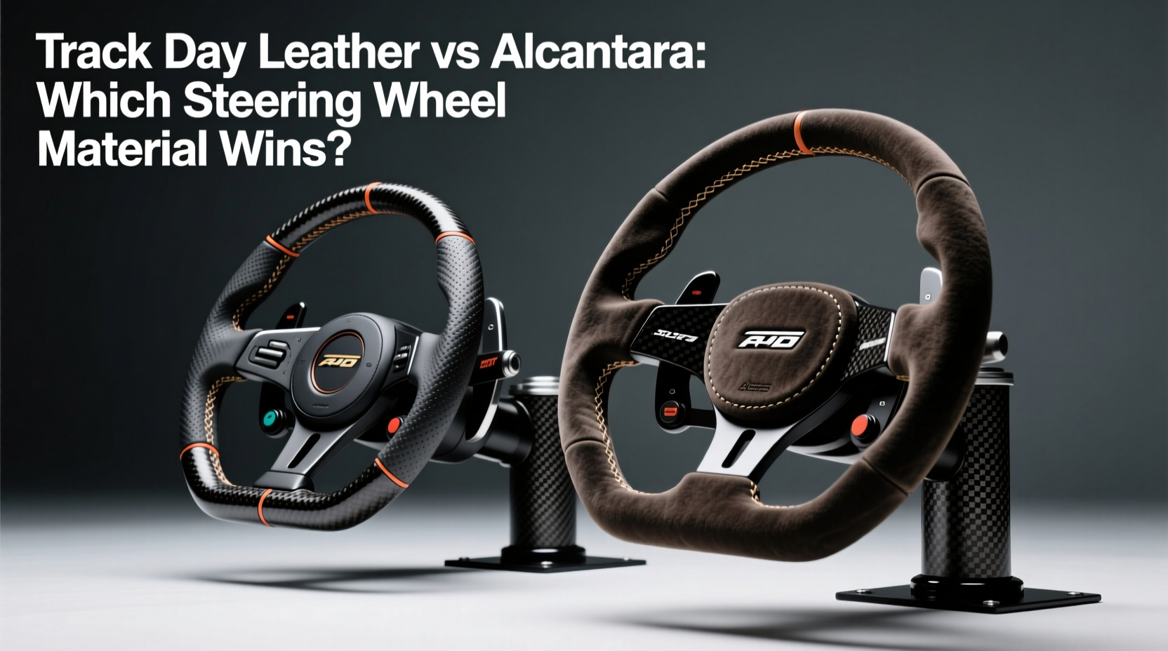 track day leather vs alcantara