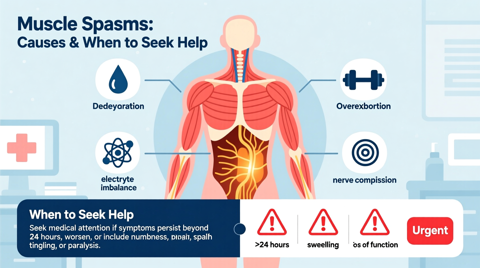 muscle spasms common causes and when to seek help