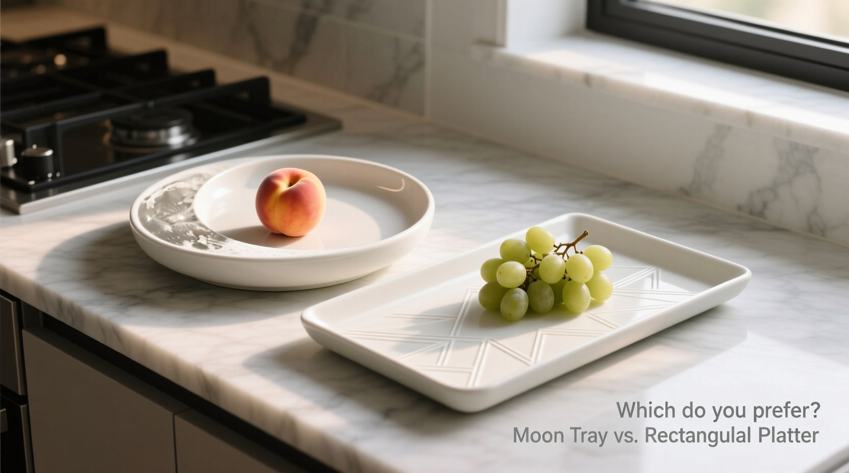 moon tray or rectangular tray which serving platter do people actually prefer