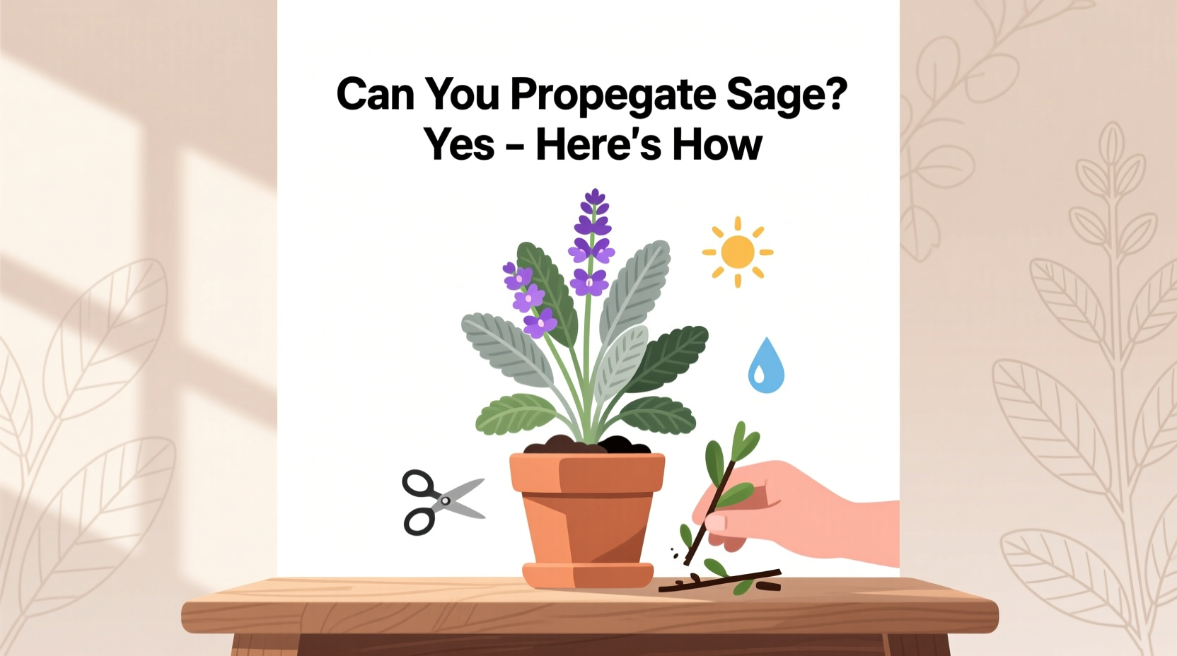 can you propagate sage