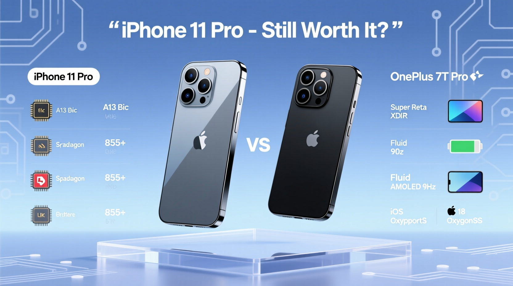 iphone 11 pro vs oneplus 7t pro in 2024 is the iphone still worth it