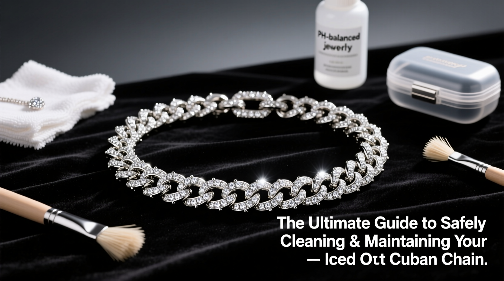 the ultimate guide to safely cleaning and maintaining your iced out cuban chain
